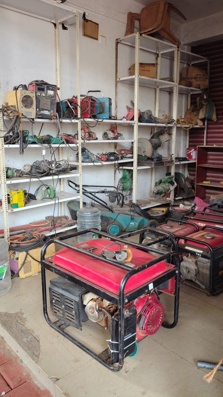 Our equipment workshop and tool storage — Palakkad Concrete Cutting